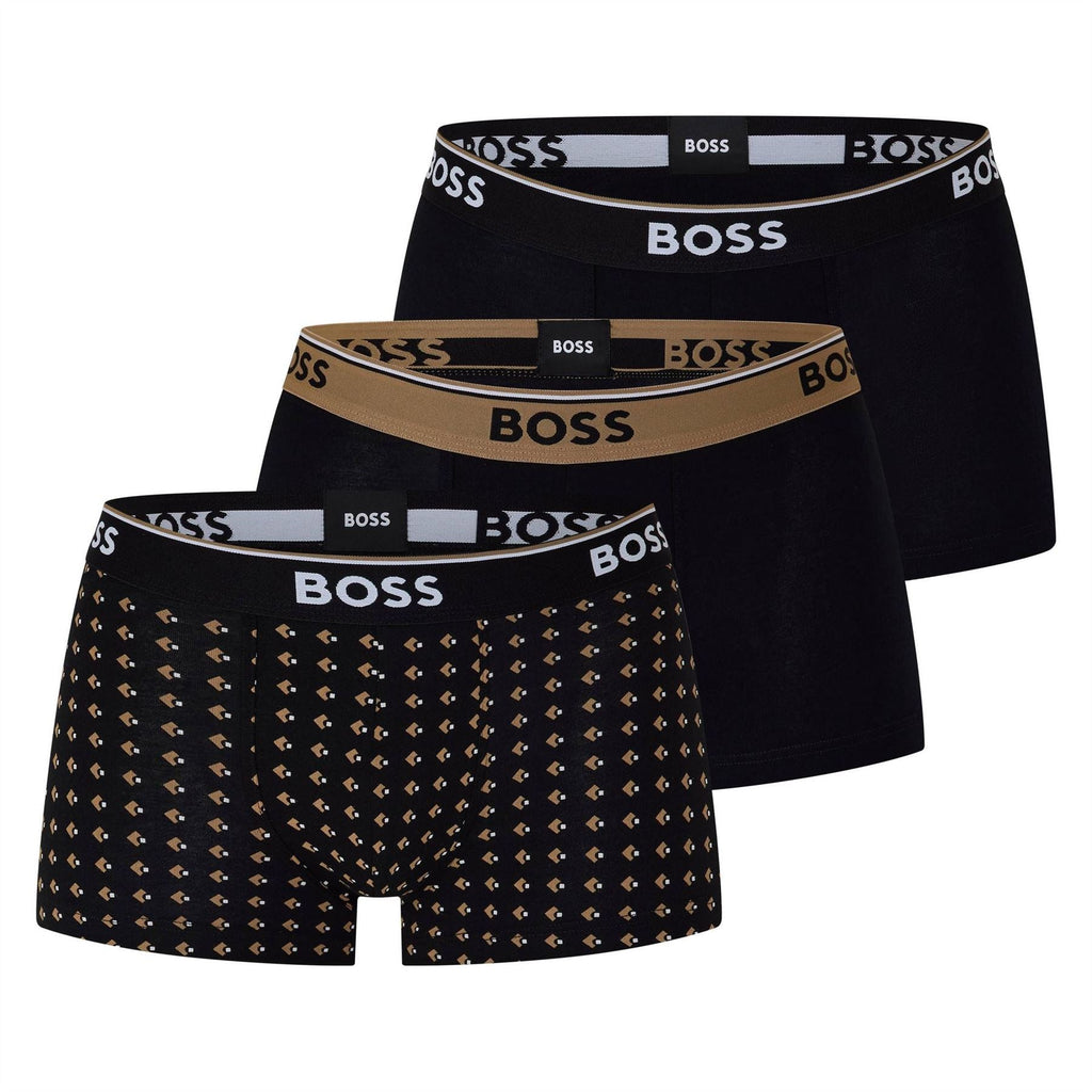 Boss Bodywear 3 Pack Boxer Shorts with Logo Detail