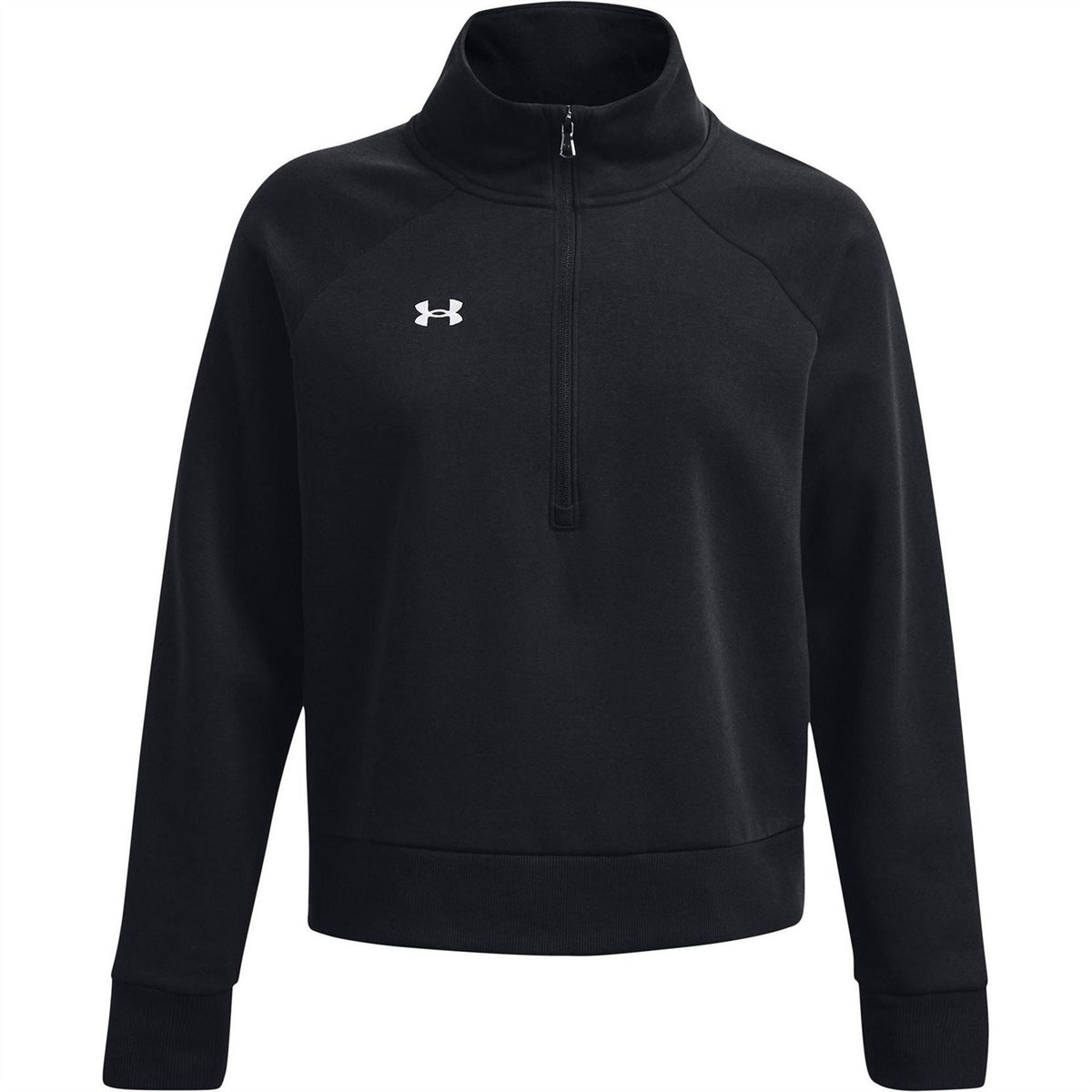 Under Armour UA Rival Zip Neck Raglan Sleeve Sweatshirt