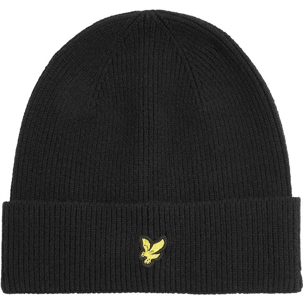 Lyle And Scott Logo Embroidered Adjustable Cuff Beanie