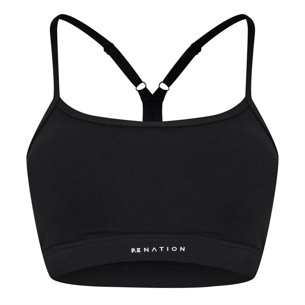 PE Nation Signature Snug Fit Cropped Sports Bra