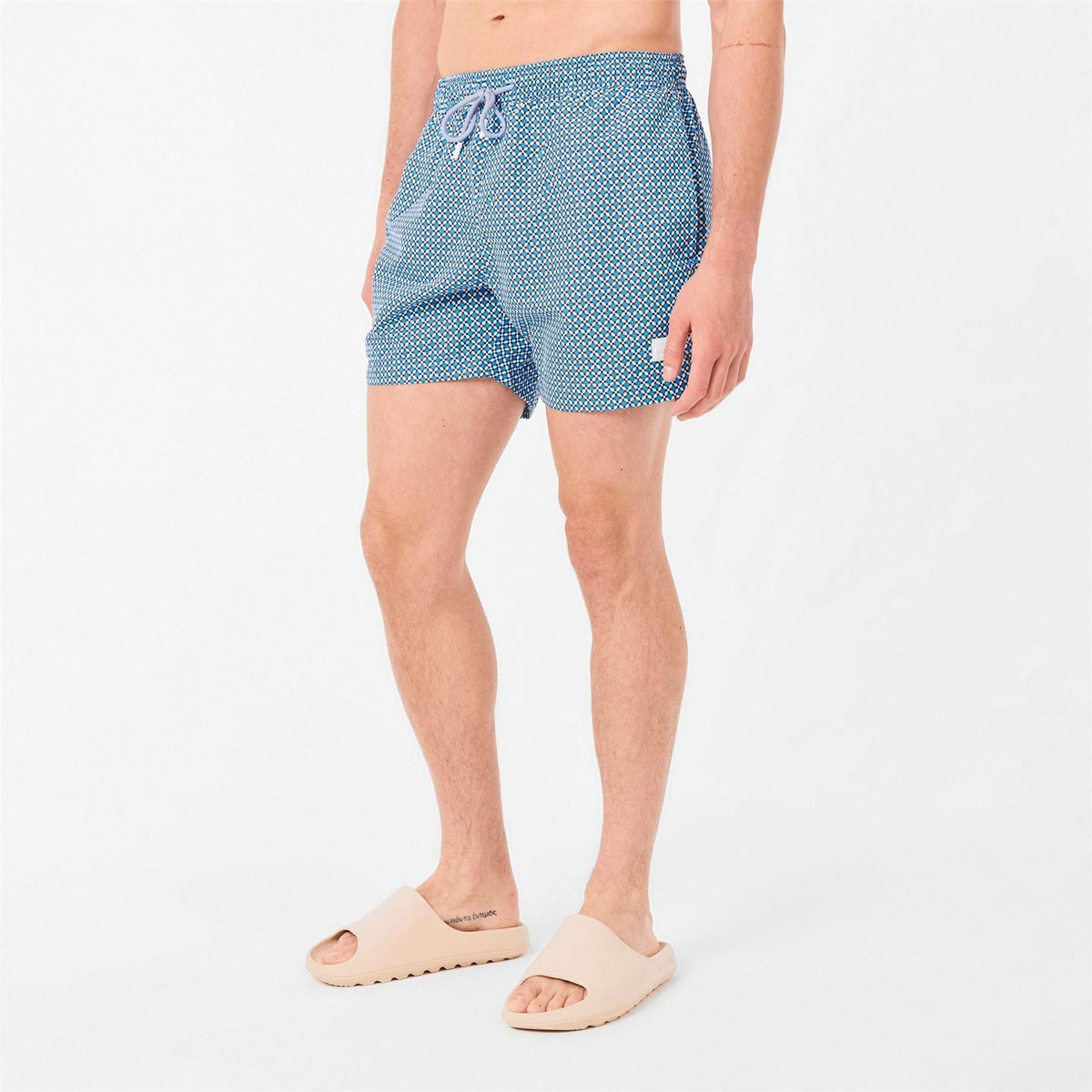 Boss Vibe Geometric Patterned Swim Short