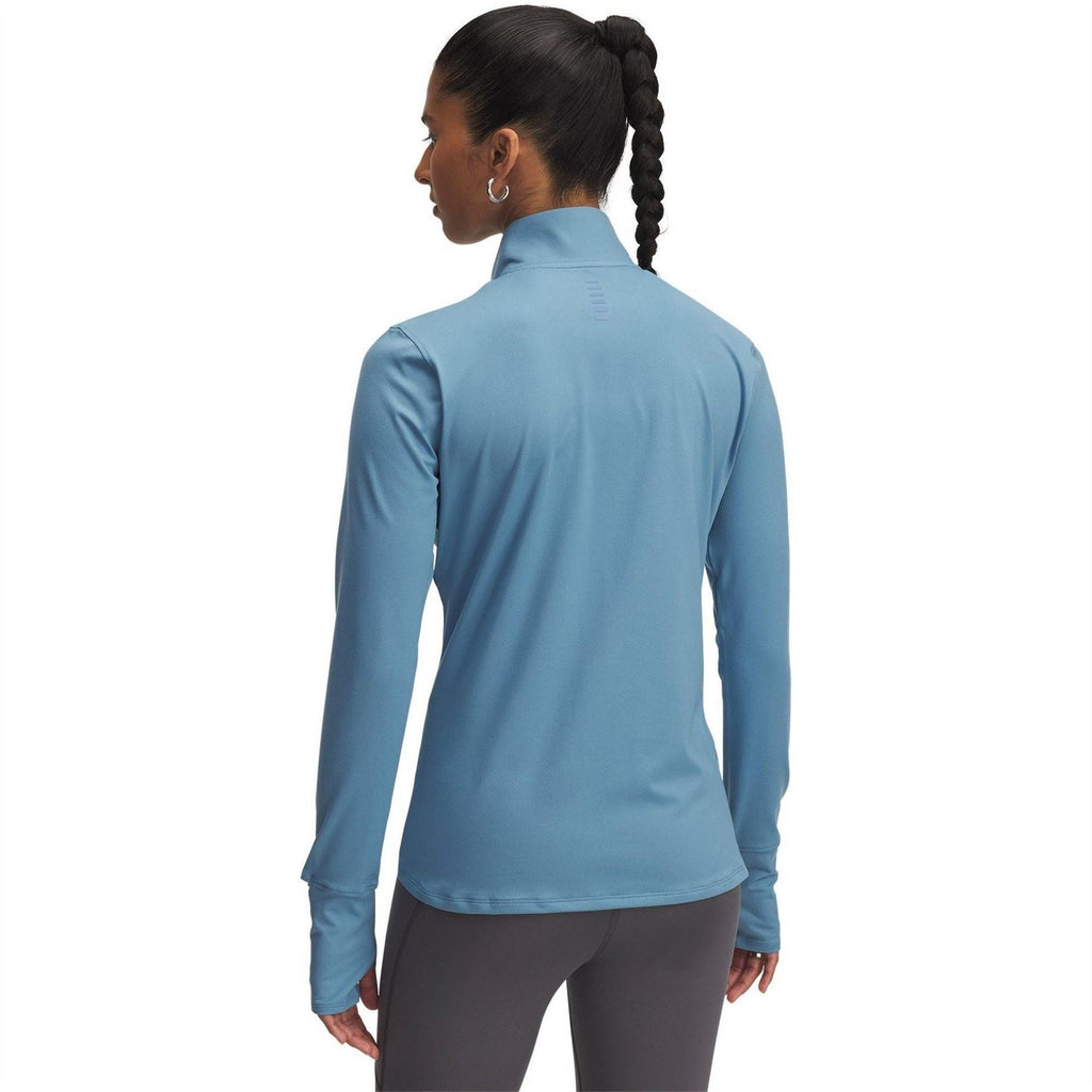 Under Armour Launch Zip Neck Long Sleeve Slim Fit Tech Top