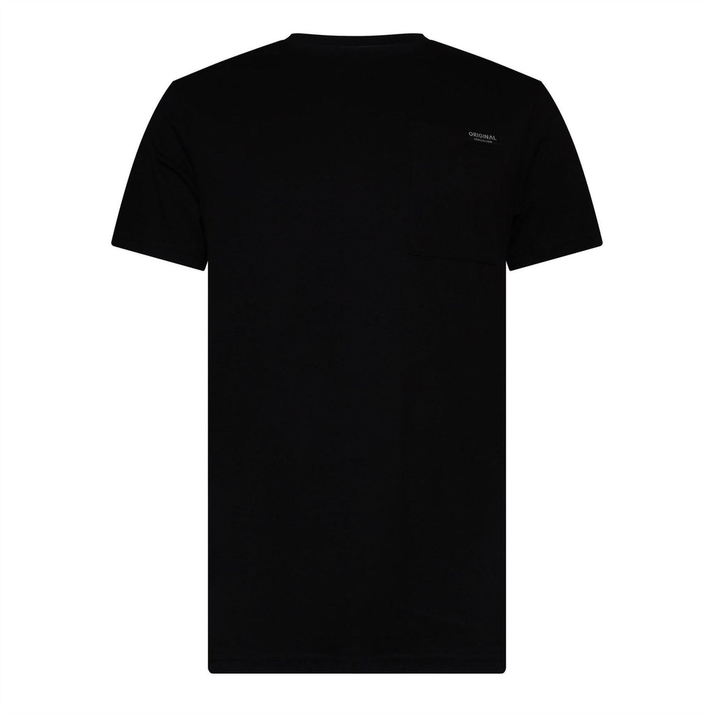 Crosshatch Portville Printed Logo Crew Neck Short Sleeve T-Shirt