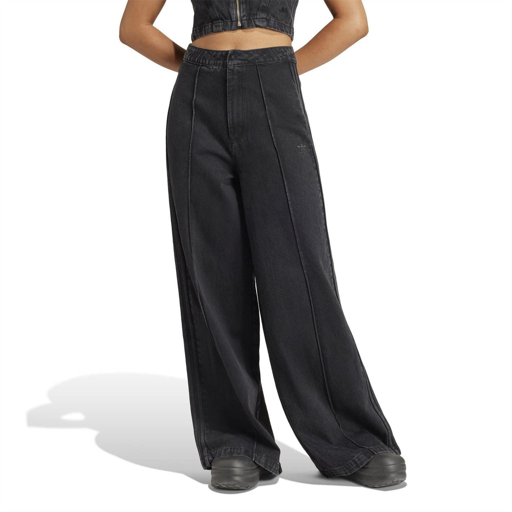 adidas Wide Fit Wide Leg Solid Joggers