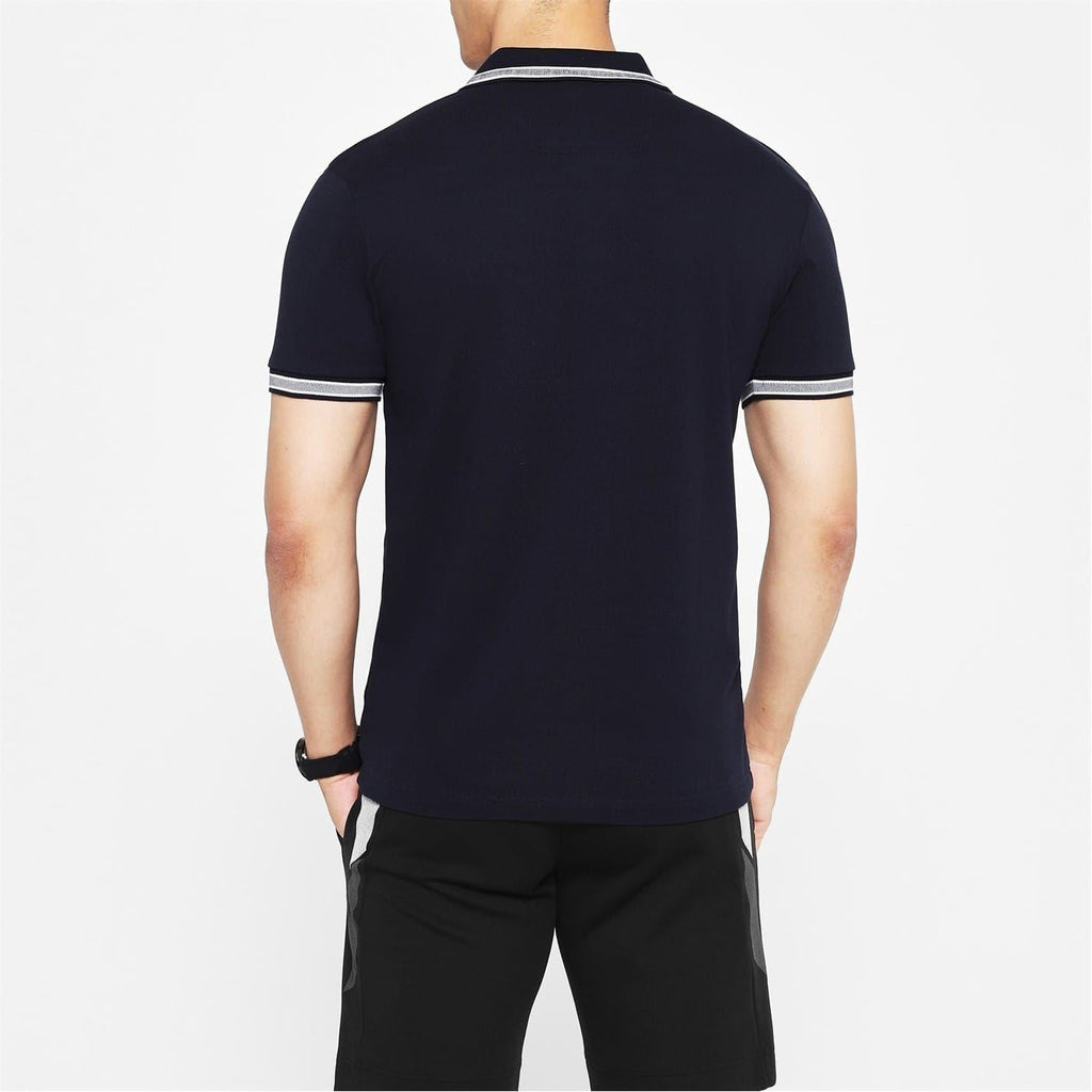 Boss Green Paddy Polo Shirt With Contrast Tipping