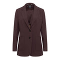 Boss Solid Patterned Lapel Collared Woven Cuff Blazer