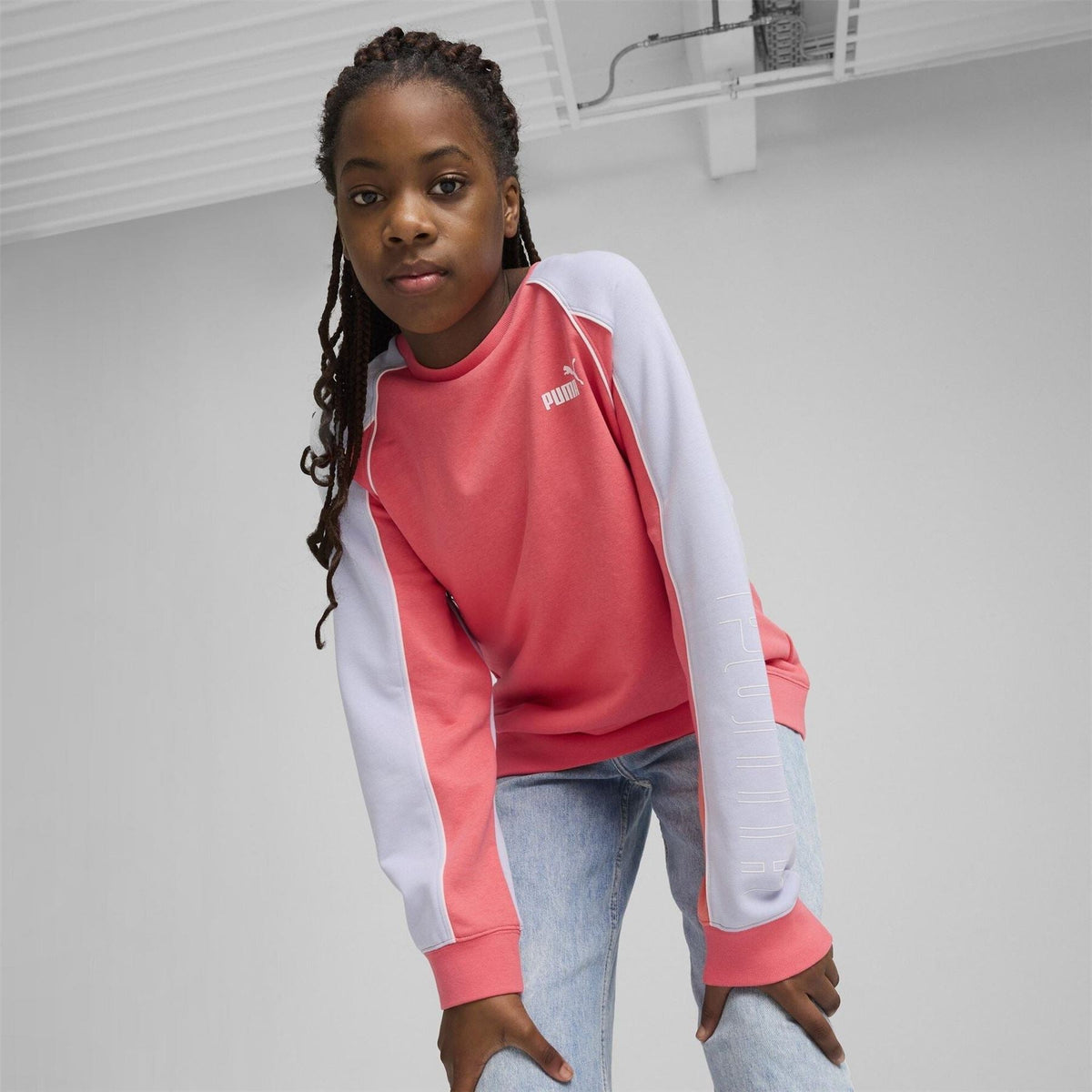 Puma Sportstyle Crew Neck Relaxed Fit Sweatshirt