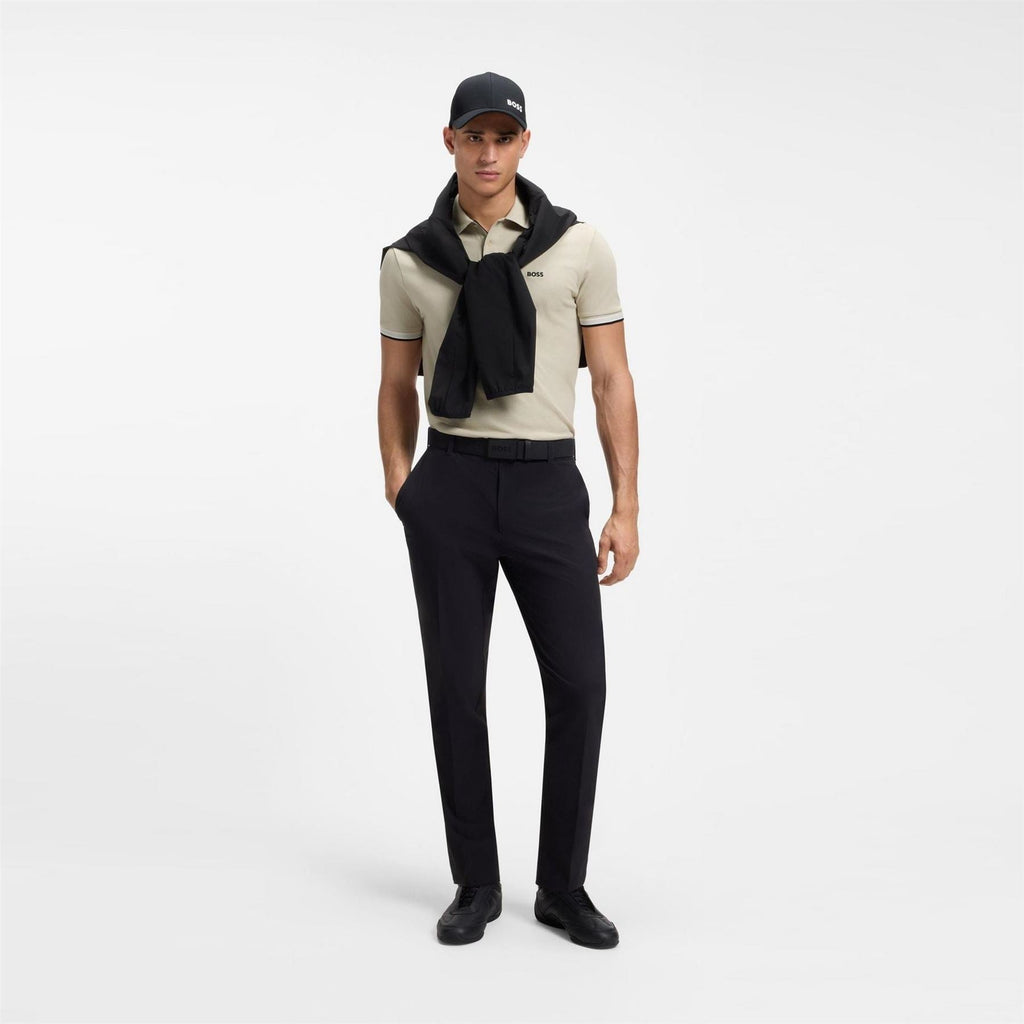 Boss Green Paddy Polo Shirt With Contrast Tipping