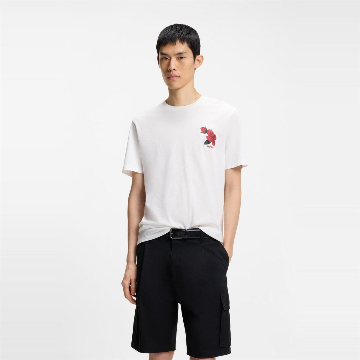 Hugo Graphic Crew Neck Short Sleeve Regular Fit T-Shirt