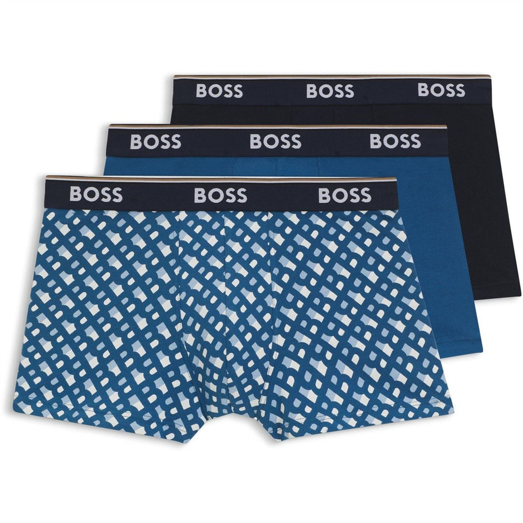 Boss Bodywear 3 Pack Boxer Shorts with Logo Detail