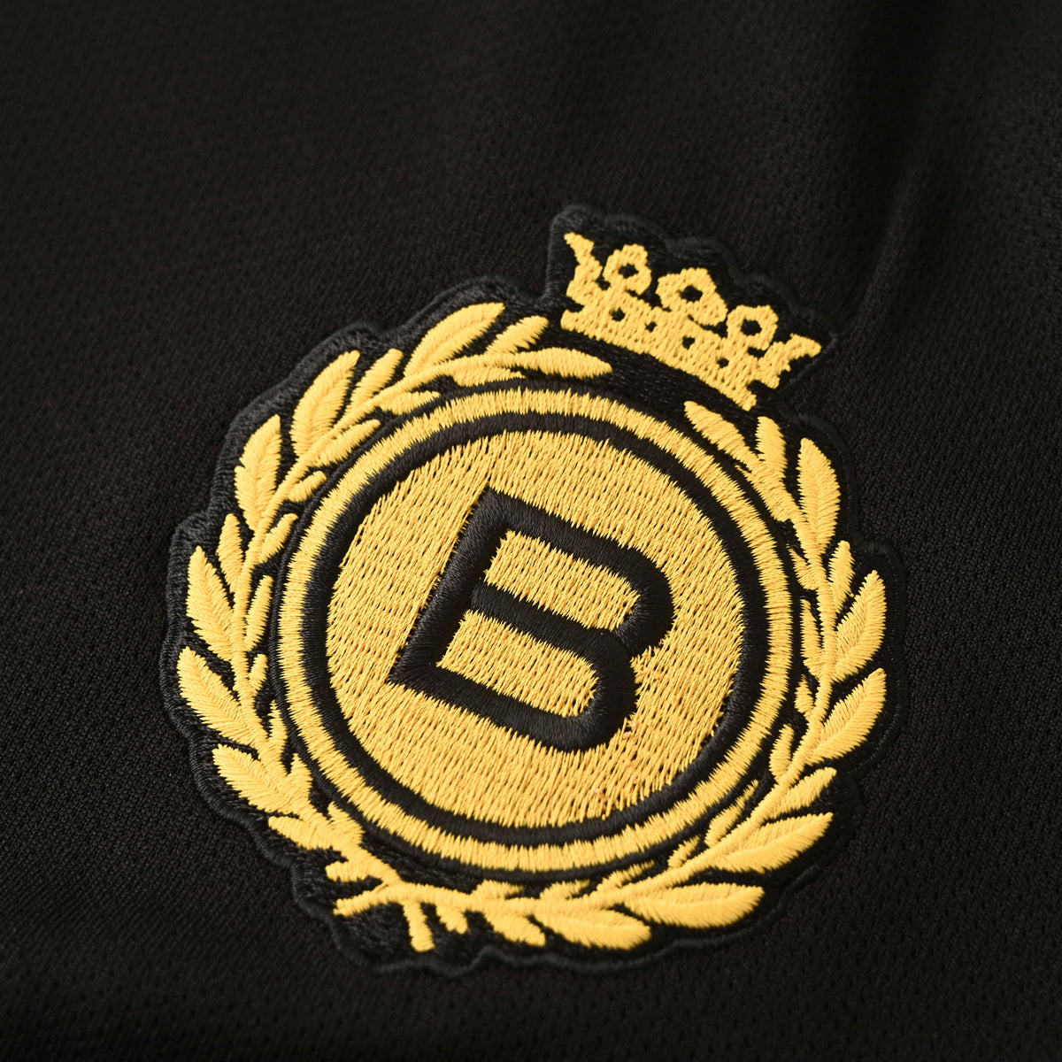 Balenciaga Soccer Jersey Crest T-Shirt in Black & Blue