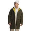Under Armour Legend Solid Patterned Snap Button Hooded Parka Coat