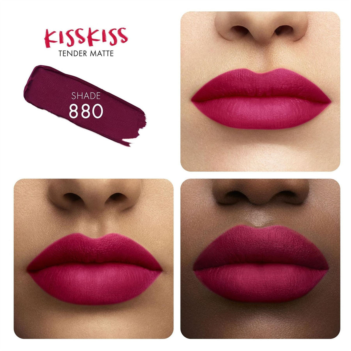 Guerlain Kiss Matte Lipstick