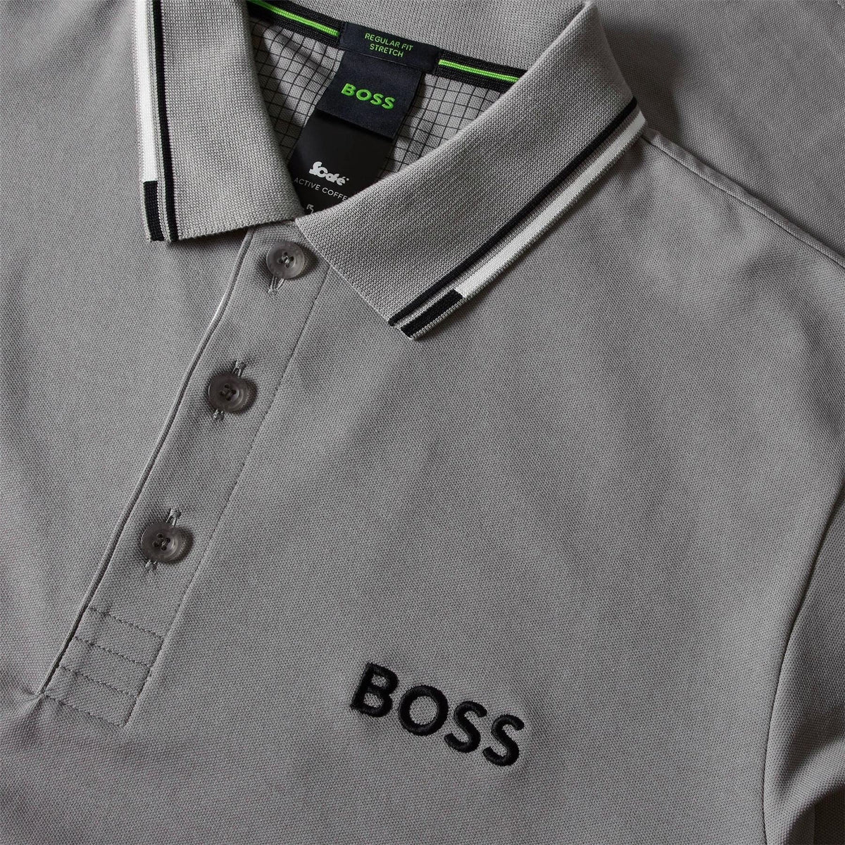 Hugo Wordmark Collared Neck Short Sleeve Regular Fit Shirt
