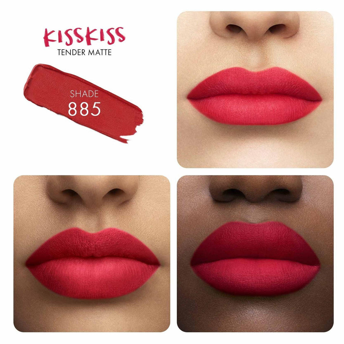 Guerlain Kiss Matte Lipstick