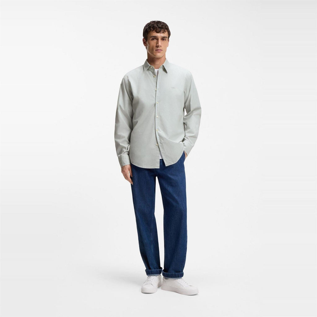 Hugo Collared Neck Shirt Collar Long Sleeve Regular Fit Shirt