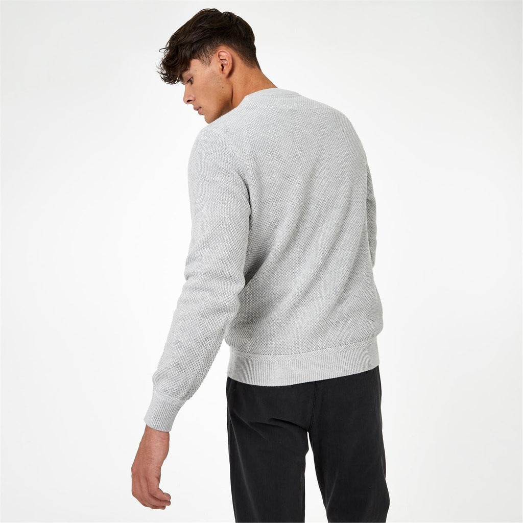 Jack Wills Mens Linus Seed Stitch Crew Neck Jumper