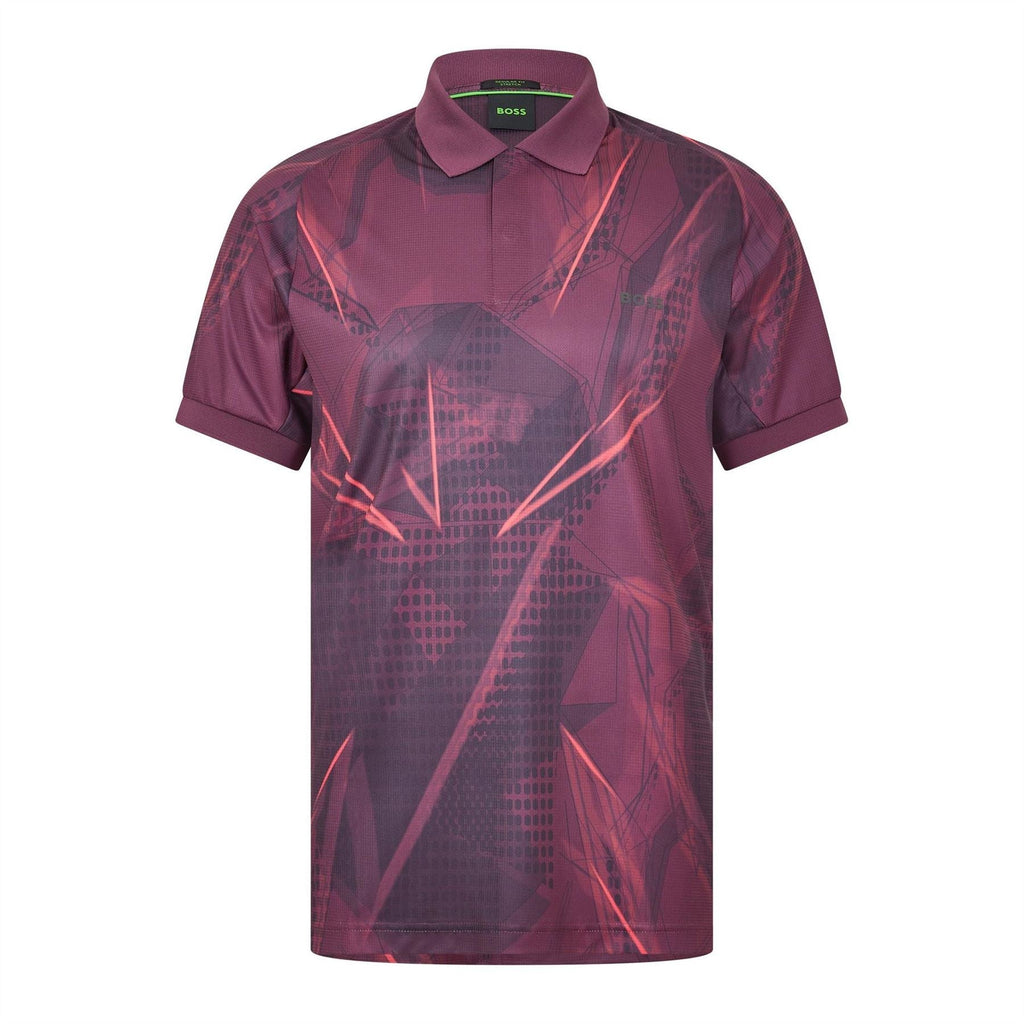 Hugo Desert Graphic Collared Neck Short Sleeve Shirt