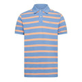 Gant Striped Collared Neck Short Sleeve Polo Shirt