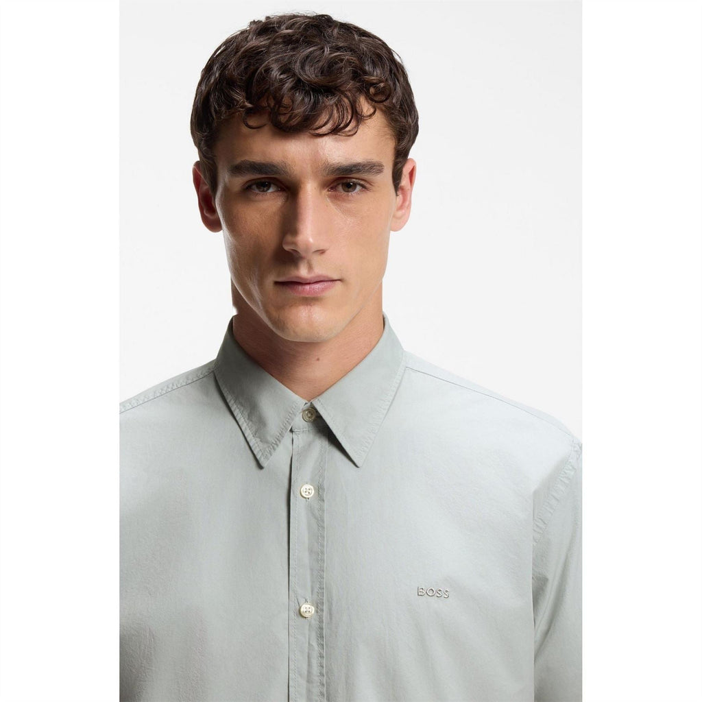 Hugo Collared Neck Shirt Collar Long Sleeve Regular Fit Shirt