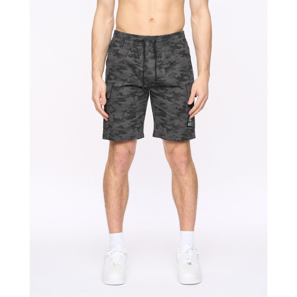 Crosshatch Blansmoore Solid Bermuda Shorts with Elasticated Waistband
