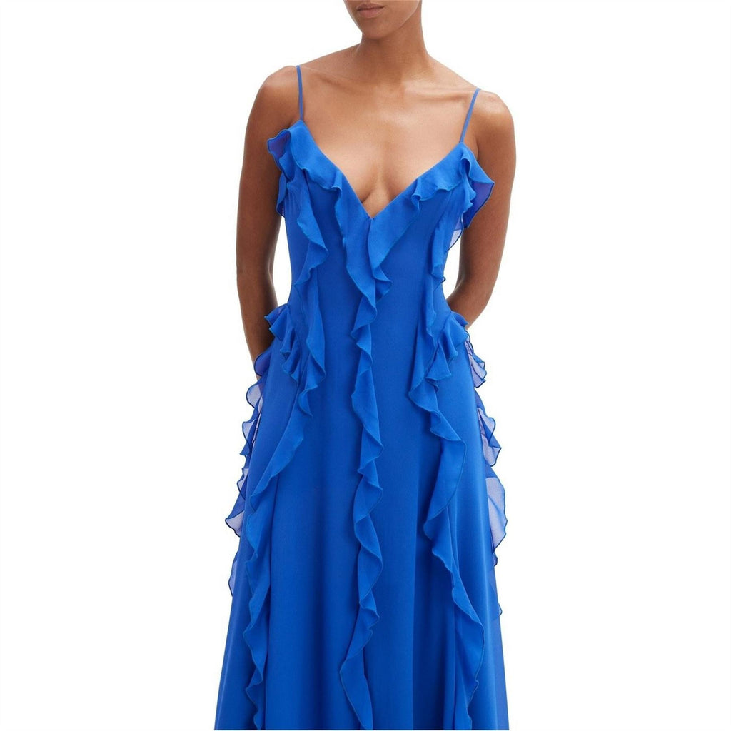 Bardot Veris V-Neck Maxi A-Line Dress