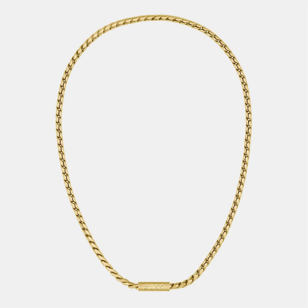 Boss Doran Light Yellow Gold Ip Necklace