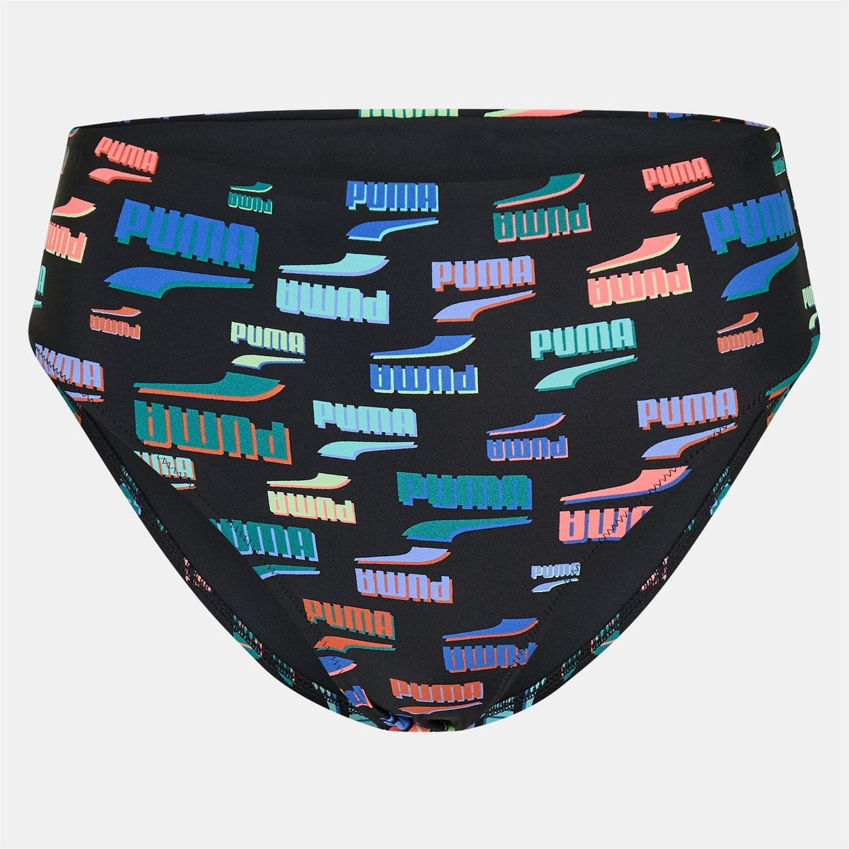 Puma All Over Logo Print Bikini Bottom