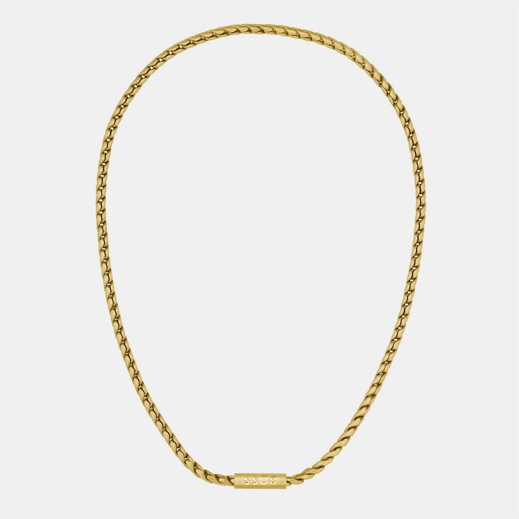 Boss Doran Light Yellow Gold Ip Necklace