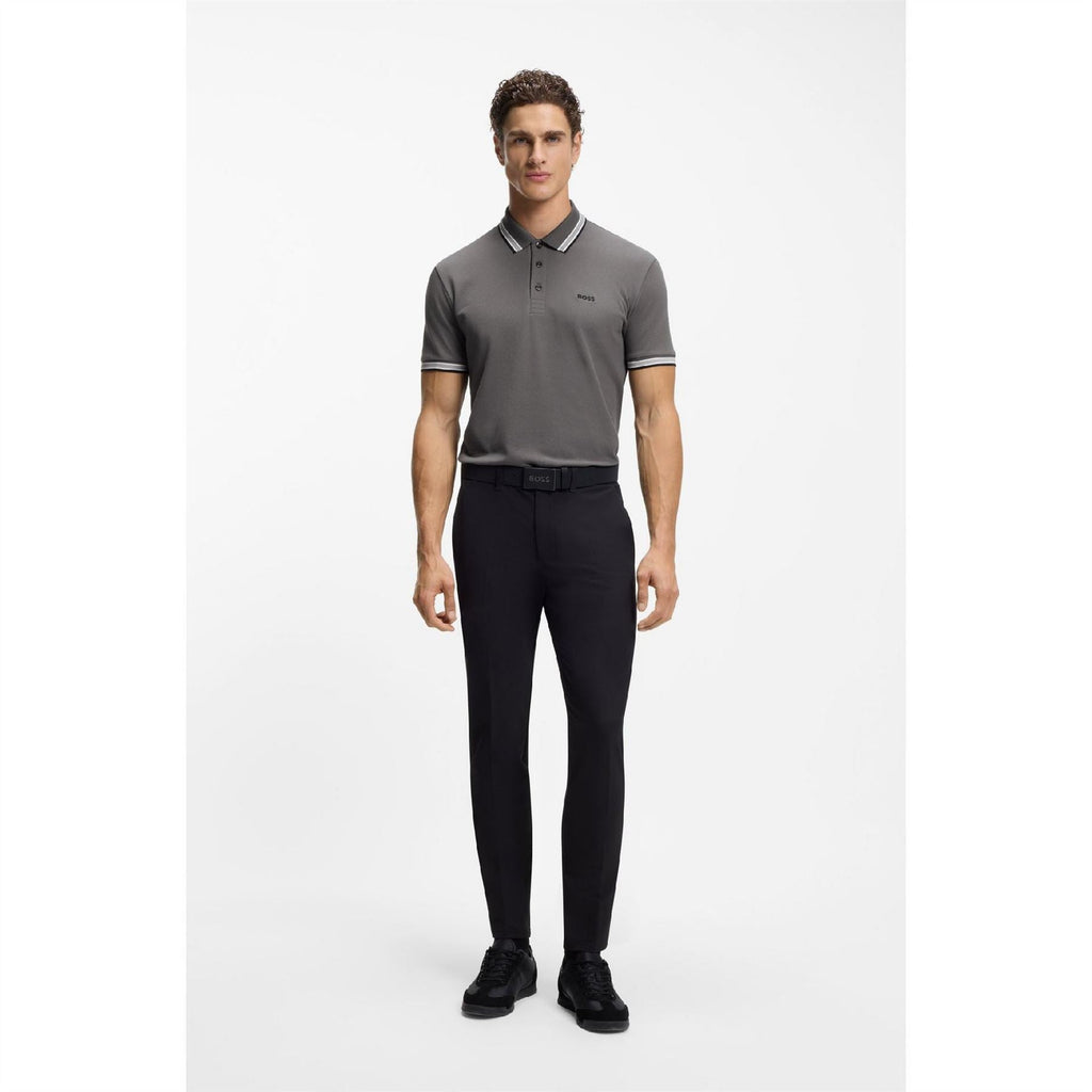 Boss Green Paddy Polo Shirt With Contrast Tipping