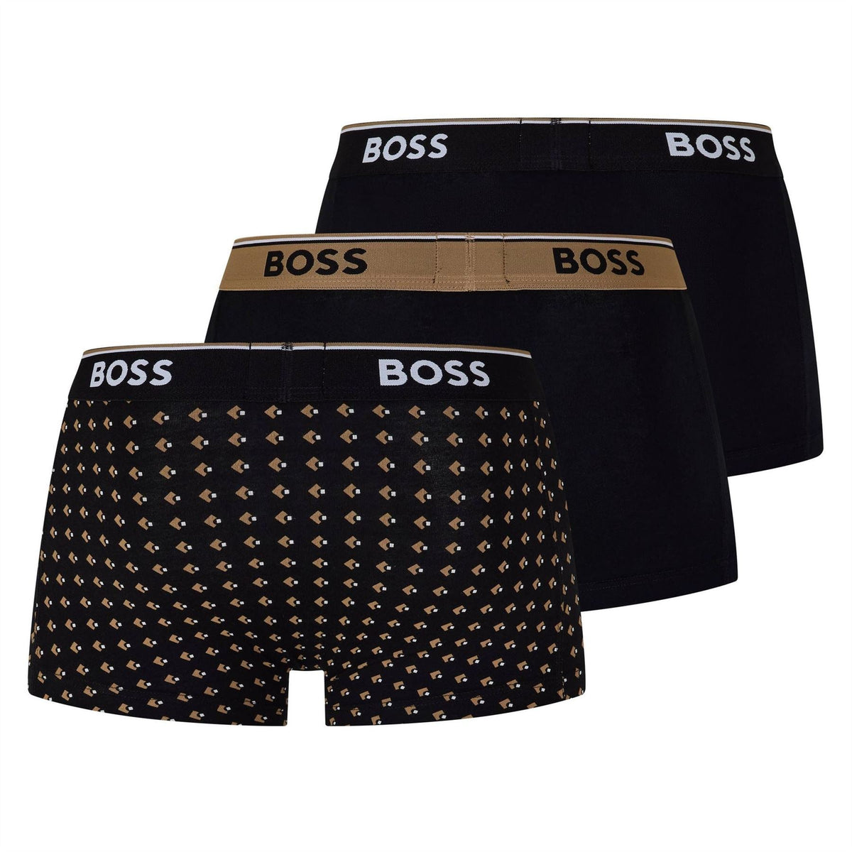 Boss Bodywear 3 Pack Boxer Shorts with Logo Detail