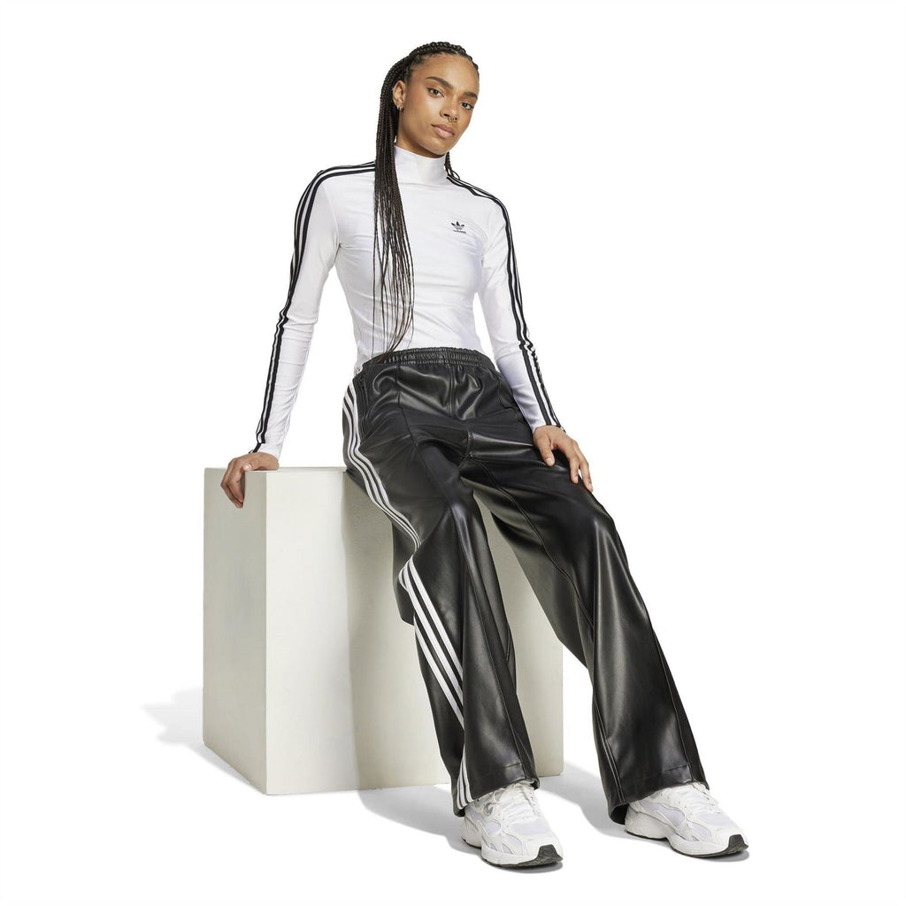 adidas Originals Slim Fit Mock Neck Long Sleeve T-Shirt