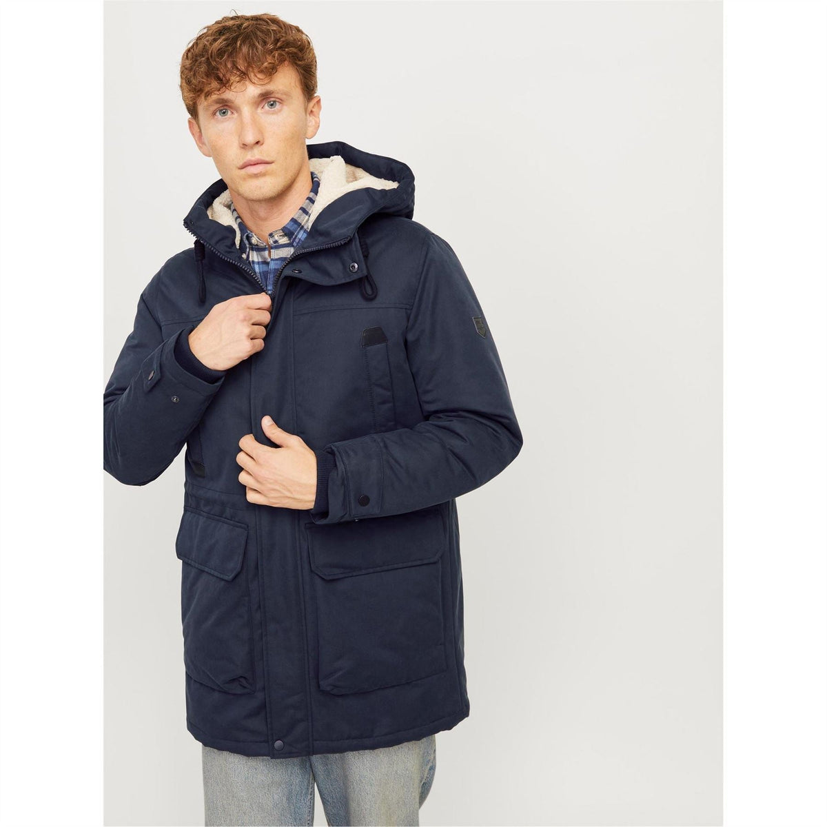 Jack and Jones Polar Hooded Parka Coat