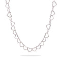 Common Lines Heart Link Necklace