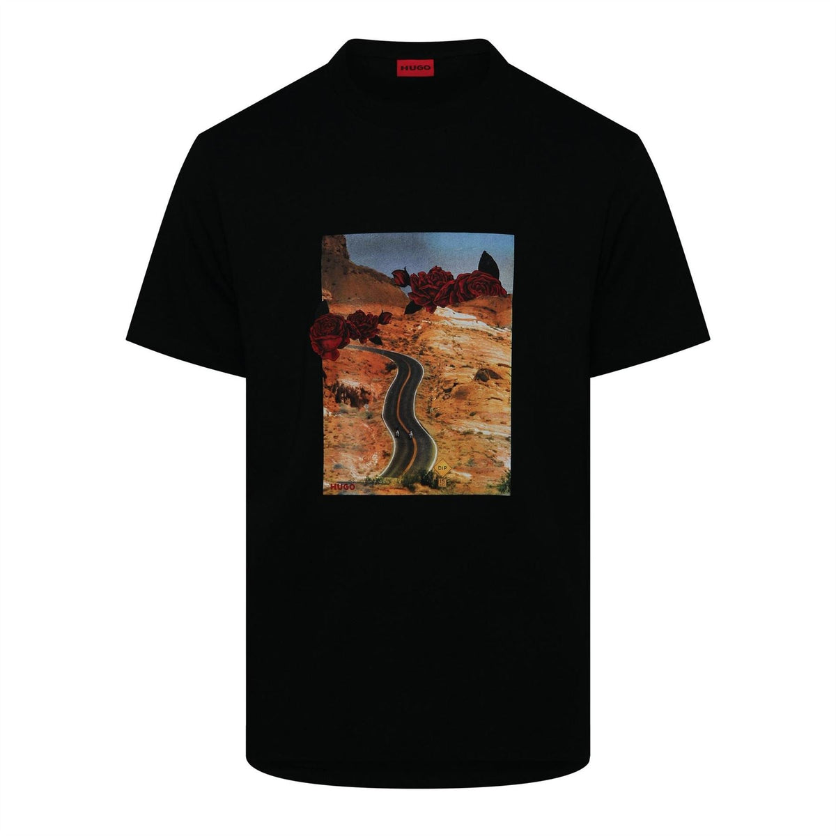Hugo Graphic Crew Neck Short Sleeve Regular Fit T-Shirt