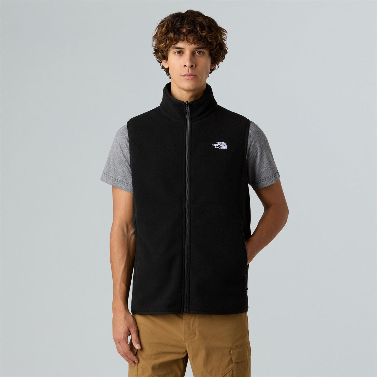 North Face Glacier Solid Full Zipper Gilet