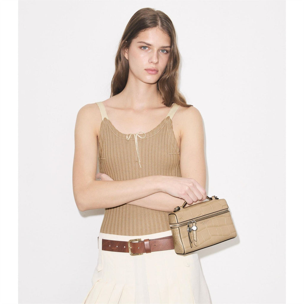 Tory Burch Womens Romy Slim Top Handle Bag