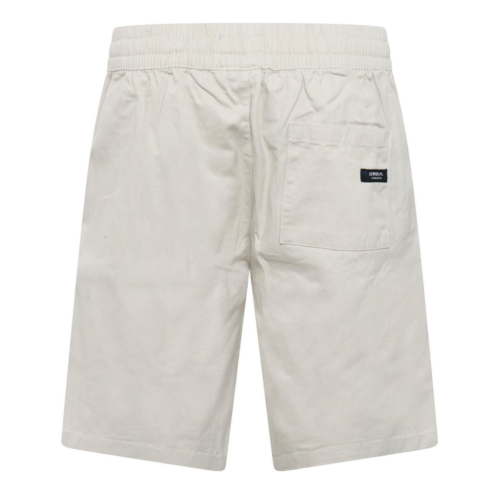 Crosshatch Blansmoore Solid Bermuda Shorts with Elasticated Waistband