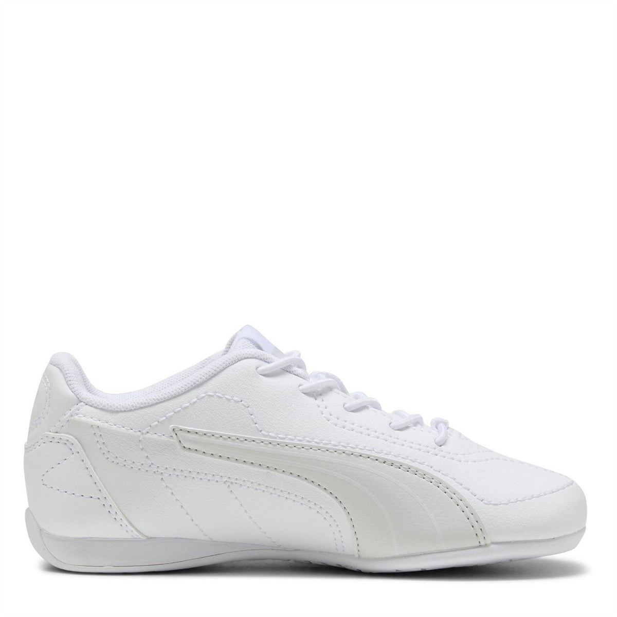 Puma Low Top Round Toe Flat Heel Sneakers