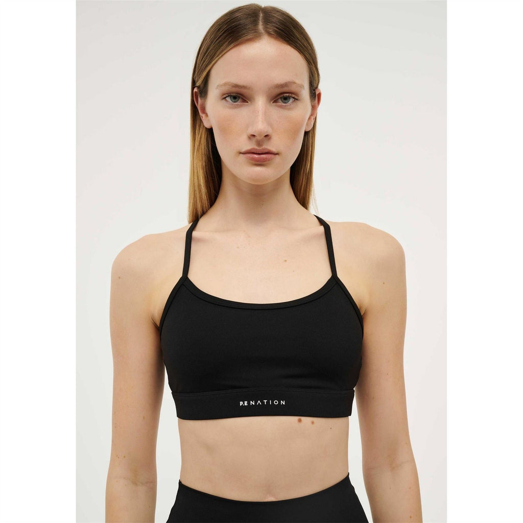 PE Nation Signature Snug Fit Cropped Sports Bra