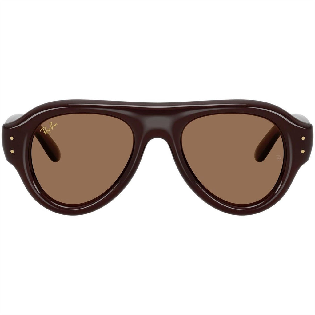 Ray-Ban Pilot Puffer Round Sunglasses