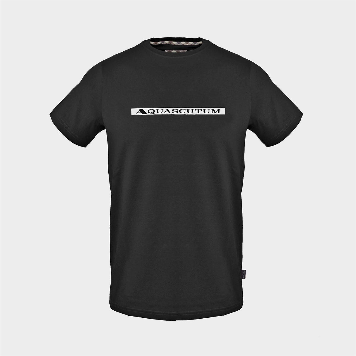 Aquascutum Printed Logo Crew Neck Short Sleeve Jersey T-Shirt