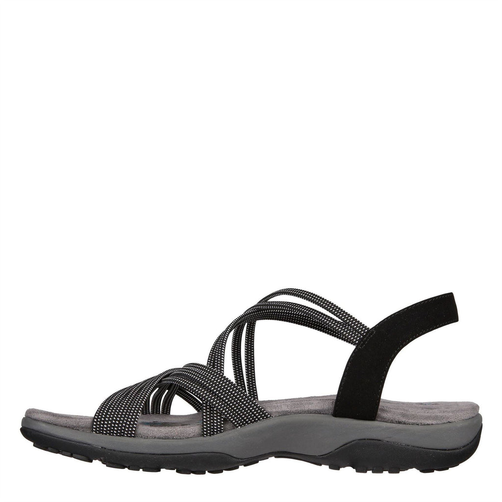 Skechers Reggae Slim Turn It Up Flat Slide Sandals
