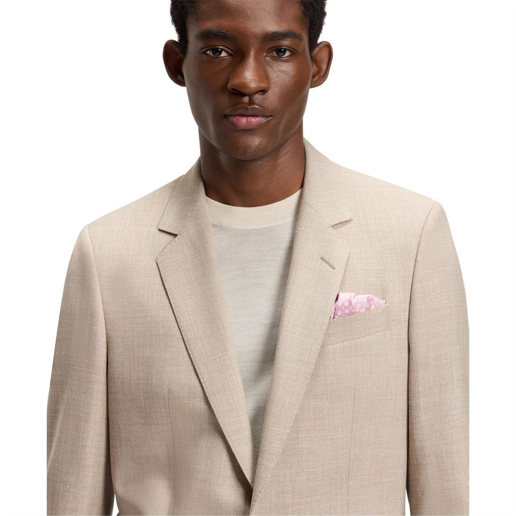 Boss X Beckham Printed Pocket Square