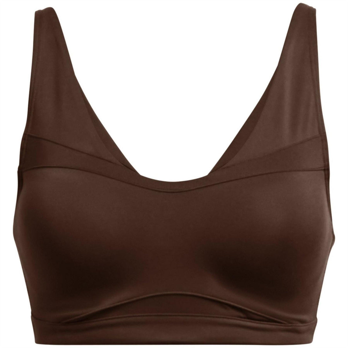 Under Armour Smartform V-Neck Sports Bra with Spaghetti Straps
