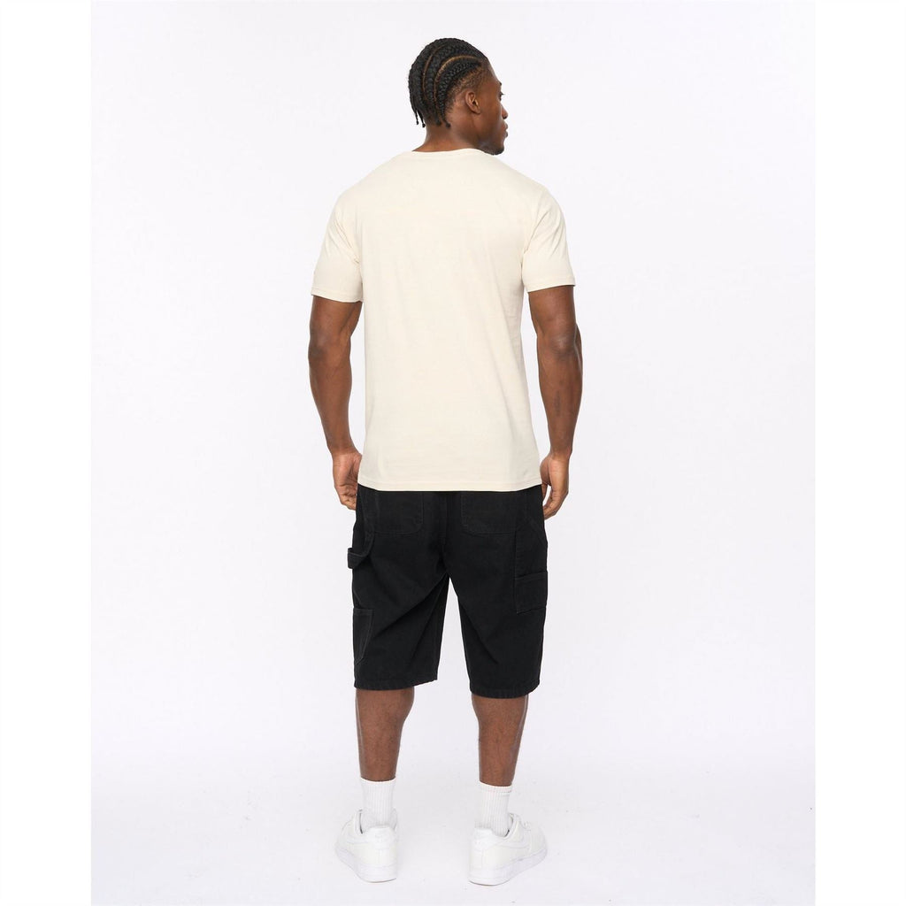 Crosshatch Portville Printed Logo Crew Neck Short Sleeve T-Shirt