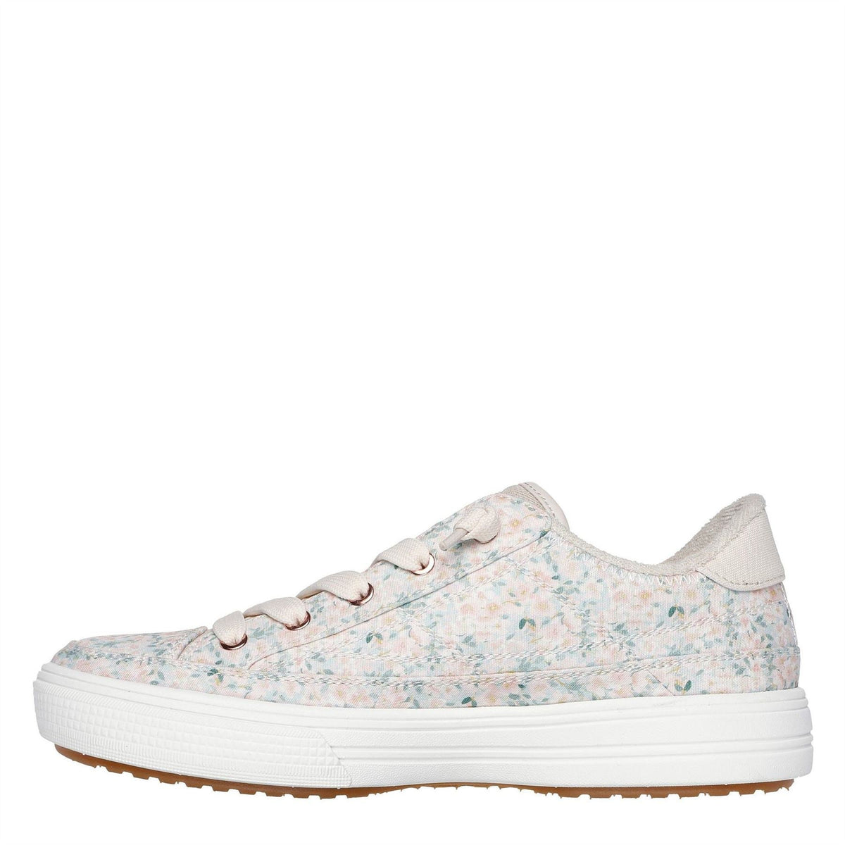 Skechers Arch Fit Arcade Floral Canvas Low Top Sneakers