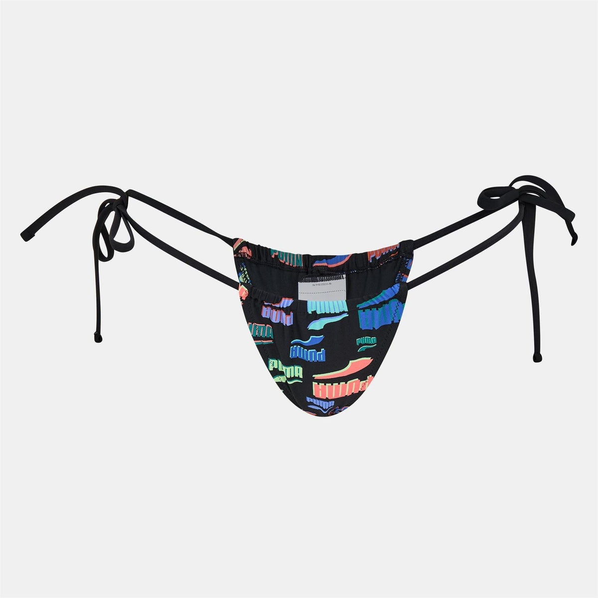 Puma Tie Tanga Bikini Bottom Graphic Print