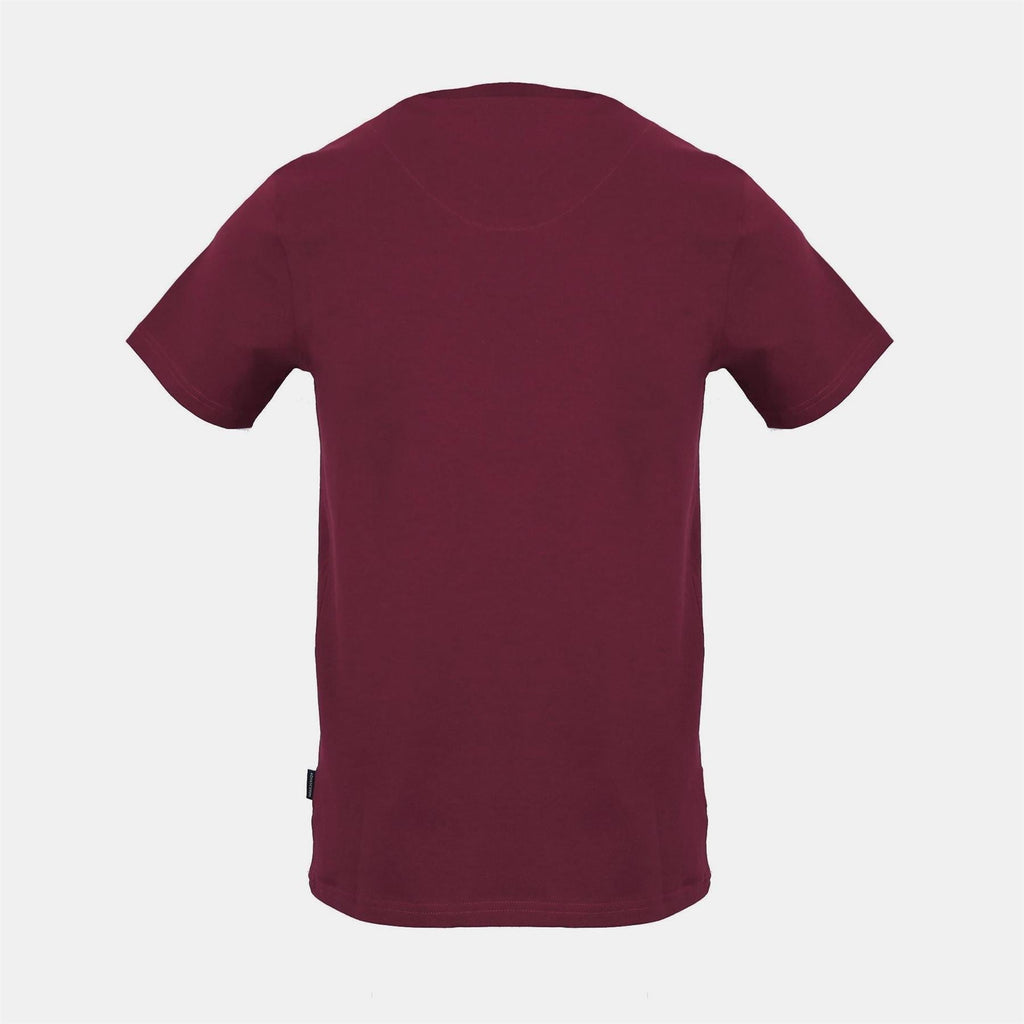 Aquascutum Text Graphic Crew Neck Short Sleeve T-Shirt