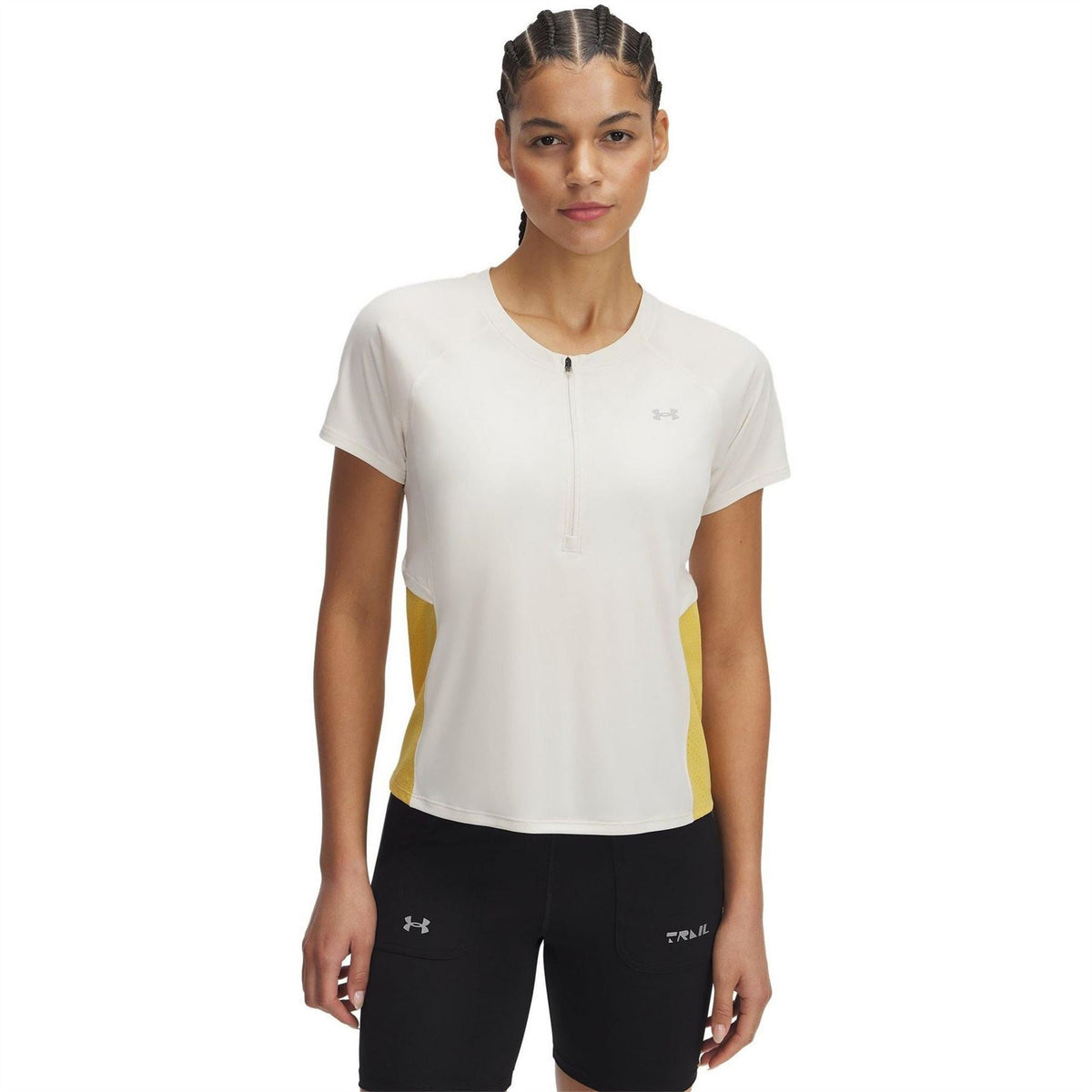 Under Armour Trail Run Crew Neck Raglan Short Sleeve Athletic T-Shirt